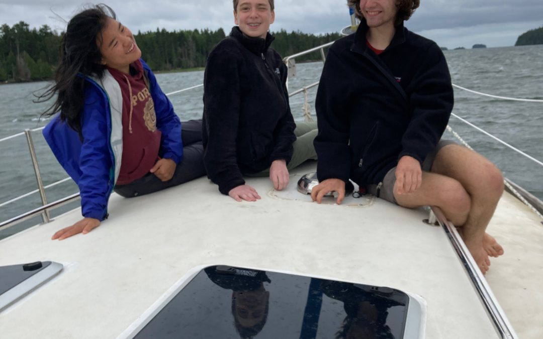 students on sailboat Boundless